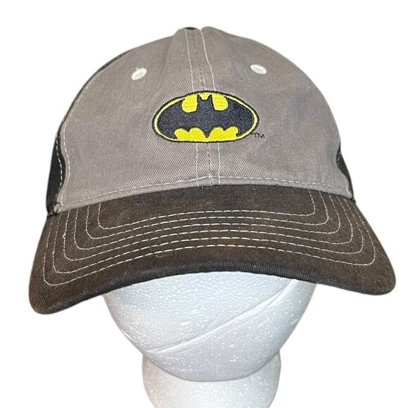 BATMAN Baseball Hat Adjustable‎ Back Micro Corduroy Bill - Picture 1 of 7